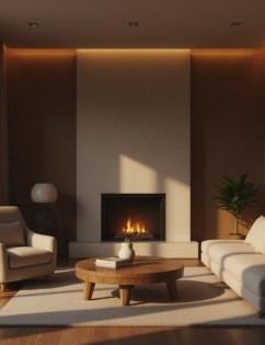 Камин в доме: оптимальные размеры