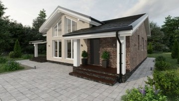 Одноэтажный дом проект 138