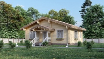 Дом в деревне Руднево