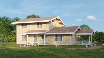 Дом в деревне Ольшанка