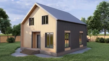 Барн 8.3х8.7 122-144-4сп-1,5эт