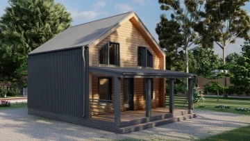 Каркасный дом Барн 6×7