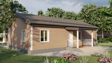 Каркасный дом Сканди 7.5×13.5