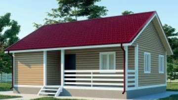 Каркасный дом Сократ 7.5х9