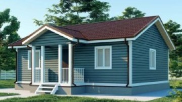 Каркасный дом Трофим 2 7х9