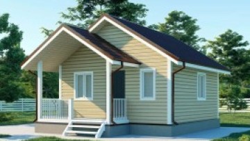 Каркасный дом Артём 6х6