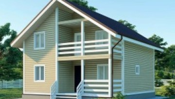 Каркасный дом Илья 8×9