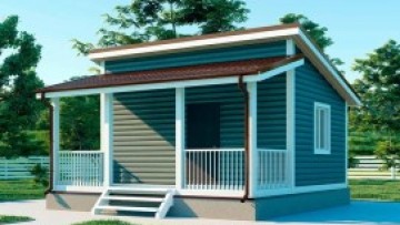 Каркасный дом Прохор 4×6