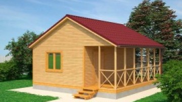 Каркасный дом Демид одноэтажный 6×6