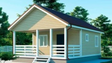 Каркасный дом Юлий (вариант 2) 7х9