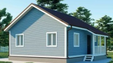 Каркасный дом Федот (вариант 2) 7х8