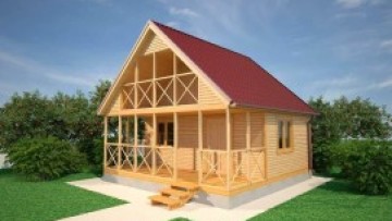 Каркасный дом Даниил 6х6