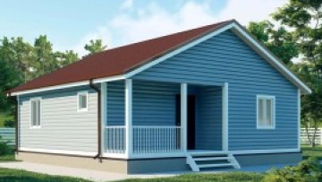 Каркасный дом Николай (вариант 2) 9х9