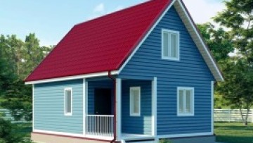 Каркасный дом Ждан 6х8