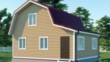 Каркасный дом Дан 6х7