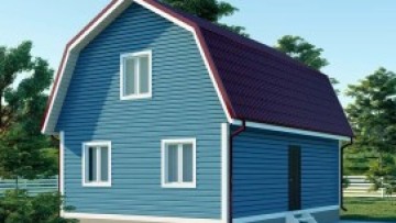 Каркасный дом Панкрат 6х9