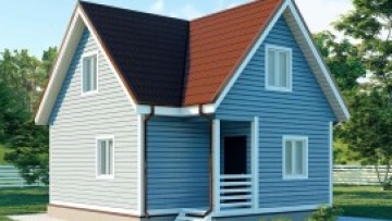 Каркасный дом Платон 7.5х8