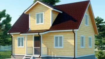 Каркасный дом Руслан (вариант 2) 6×9