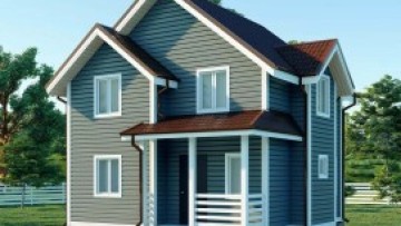 Каркасный дом Норд 7×7.5