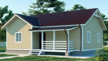 Каркасный дом Феликс (вариант 2) 9.5×10.5