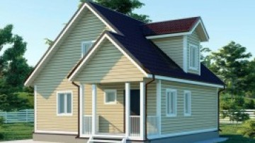 Каркасный дом Харитон 8×8