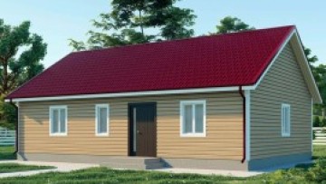 Каркасный дом Семён 8.8х12.5