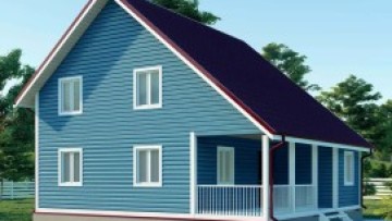 Каркасный дом Макар 9×9.5