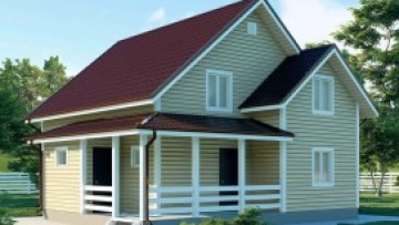 Каркасный дом Булат 8×10