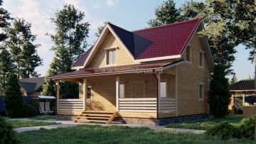 Проект дома из бруса