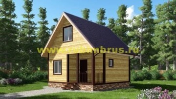 Проект дома из бруса 6х6