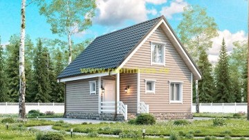 Проект дома из бруса 6 на 7