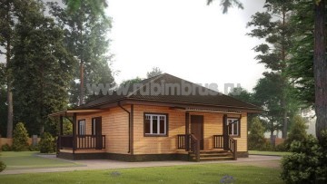 Проект дома из бруса 9 на 10