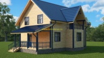 Проект дома из бруса 10х12,5