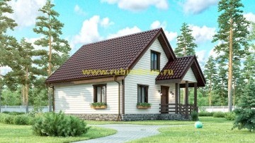 Дом из бруса 7 на 7