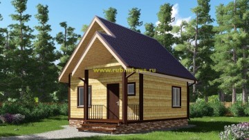 Проект дома из бруса 6х6