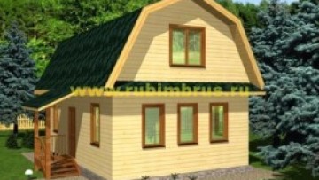Проект дома из бруса 6х9
