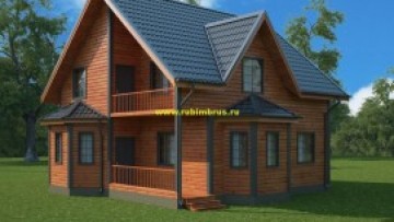 Проект дома из бруса 10х10