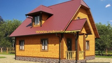 Проекты домов из бруса 8 на 8