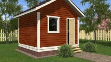 Проект бани из бруса 4 на 4