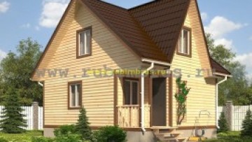 Проект бани из бруса 6 на 7,5