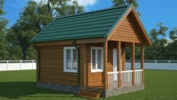 Проект бани из бруса 6 на 4