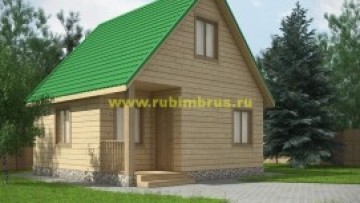 Проект бани из бруса 6 на 6