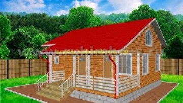 Проект бани из бруса 9 на 8,5
