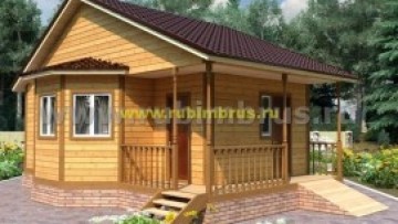 Проект бани из бруса 6 на 9