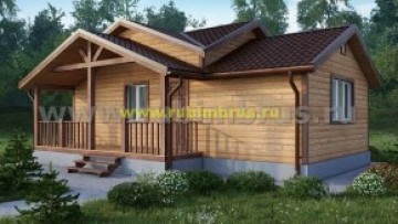 Проект бани из бруса 6,5 на 9
