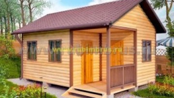 Проект бани из бруса 6 на 4