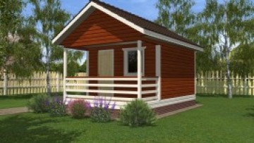 Проект бани из бруса 4 на 6